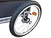 Booyah Large Pet Trailer Pet Bike Trailer & Jogger with Shocks - Blue
