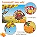 Happy Storm Thanksgiving Party Games Activities for Kids - Pin The Hat on The Turkey Fall Festival Games Party Favors Supplies, Thanksgiving Crafts Gifts for Kids