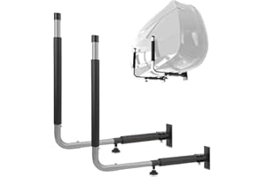 Roof Box Wall Mount, Pair of Car Roof Box Side Wall Mount Foldable & Telescopic for Roof Boxes up to 52 cm Height, Max 50 kg 