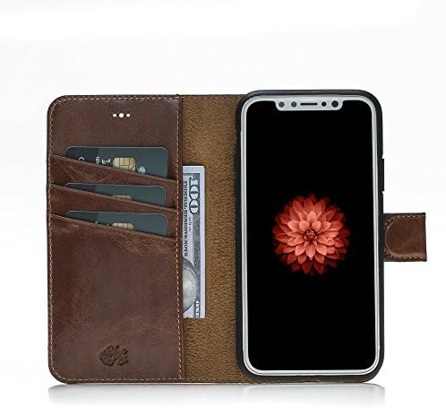 IPhone X 2-Piece Attachable Wallet Case (Brown)
