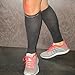 SnugFx Calf Compression Sleeves 20-25mmHg - Best for Varicose Veins, Increased Circulation, reduce swelling. Great for Nurses, Runners, and Travel - 1 Pair Men or Women 1 Size