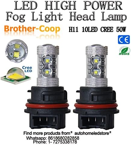 2PC X PH11 9014 50W CREE LED High Power Yamaha Motor bulb Light