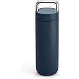 Fellow 20 oz Carter Carry Vacuum Insulated Tumbler for Water, Tea, Coffee, Smoothies, & more - Stainless Steel - Keeps Heat for 12 Hours/Stays Cold for 24 Hours-Leak-Proof Seal-Slim Width-Stone Blue