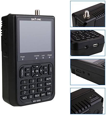 muxiao DVB-S FTA Digital 3.5" LCD Display Satellite Signal Sat Finder Meter Kit