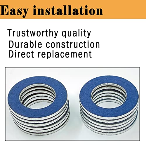 12 Packs 9043012031 Toyota Oil Drain Plug Gaskets Compatible with