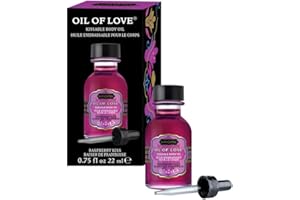 Kama Sutra Oil of Love Kissable Body Oils, Non-Staining & Water Based Lickable Topping for Sensual Foreplay and Playful Yoni 