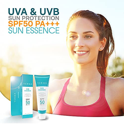YERMA Face Sunscreen Primer Essence SPF50+/PA+++ 1.7oz Light Essence