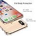 CASEKOO iPhone Xs Case Only, Crystal Clear Protective Soft TPU [Shock Absorption] Slim Transparent Cover for iPhone Xs 5.8 inch (2018) - Full Clear