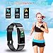 Letsfit Waterproof Fitness Tracker with Heart Rate Monitor, Color Screen Fitness Watch, Smart Bracelet with Sleep Monitor, Step Counter, Pedometer Watch for Kids Women and Men, 0.96