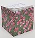 EARTHCUBE (Tulips Design) Blank White 3.5 Inch Note Cube (Not Sticky) Made in USA (Paper US or CAN) 100% Recycled 700 Tear-Off Pages (Not Loose)