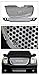 Topline Autopart Chrome Round Hole Mesh Upper+Lower Front Bumper Grill Grille 07-12 Yukon Denali