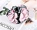 Floral Hair Claw Clips Set for Women, Double Grip Teeth Nonslip Strong Jaw Clamps Large Ribbon Rose Flower Hair Hold Clutches Accessories 3.9