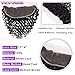 VRVOGUE Brazilian Deep Wave 13X4 ear to Ear Free Part Lace Frontal Closure 100% Unprocessed Brazilian Virgin Human Hair Natural Color (16 free lace frontal)