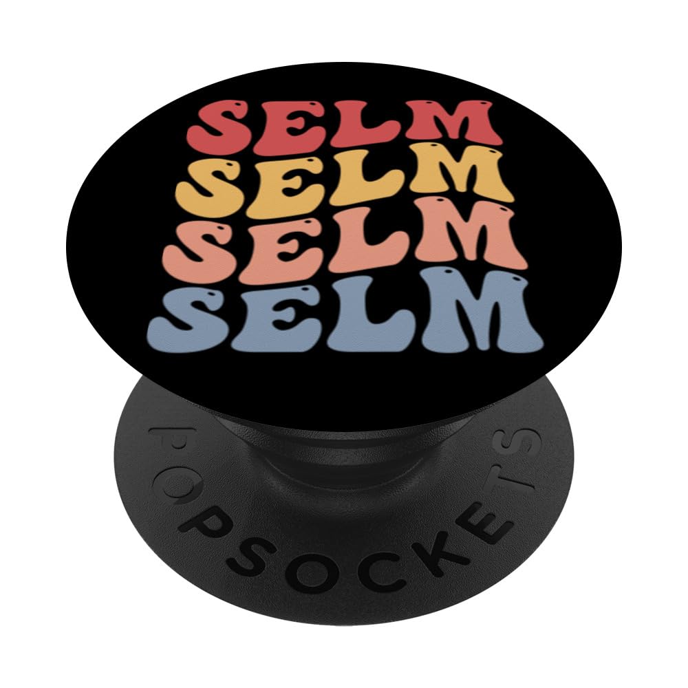 Selm City Groovy Retro PopSockets Swappable PopGrip