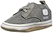 Robeez Boys' Cool and Casual RV Patch Crib Shoe, Cool and Casual RV Patch Dark Grey, 6-12 Months M US Infant