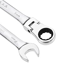 uxcell 8mm Flex-Head Ratcheting Combination Wrench
