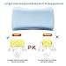 Baby Toddler Sleep Pillow with Washable Cover,Hypo-allergenic Memory Foam Pillow for Kids Side and Back Sleeping