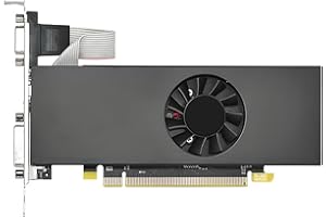 Zunate 8GB GDDR5 128 Bit Low Profile Graphics Card, 1183MHz GPU with HDMI DVI DisplayPort, Plug & Play for PC, Home Office & 