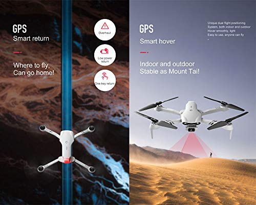 Mini Drohne mit Kamera HD F10, 6K Pro 120° Weitwinkel Faltbar Dual Camera RC Quadcopter mit GPS, 5G WIFI FPV… – Bild 6