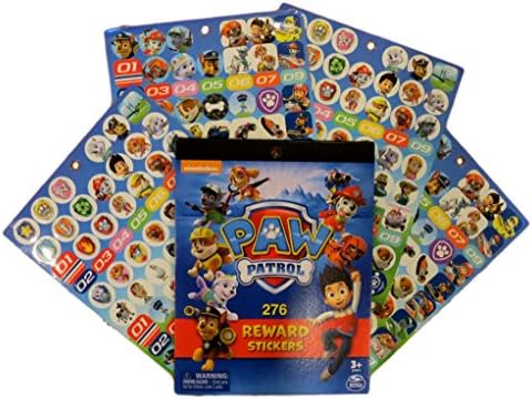 Paw Patrol Sticker Pad - 4 Sticker Sheets 276 Stickers