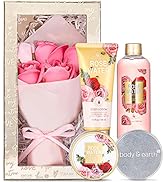 Bath Spa Gift Set for Women - Spa Gift Baskets for Women, 5 Piece Mothers Day Gifts for Women wit...