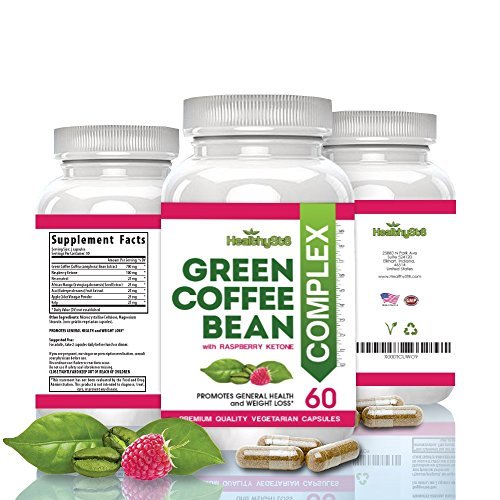 Pure Green Coffee Bean Extract with Raspberry Ketone for Increased