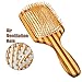 Mokale Natural Bamboo Paddle Hair Brush-Detangling Scalp Massage Hair Comb in an Eco Friendly Box for All Hair Types