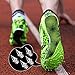 WEE Track Spikes, Steel Spikes 1/4''Track Spikes Pyramid Shoes Spikes Replacement Cross Country Spikes with Wrench for Men and Women-110 Pieces