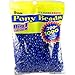 DARICE 06121-2-03 1000 Count Pony Beads, 9mm, Opaque Blue (2 Pack), Natural