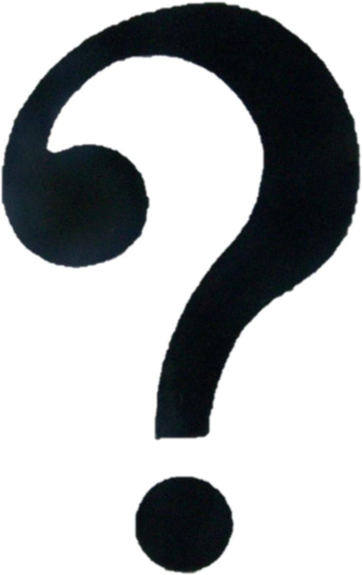 Amazon Com Question Mark Iron On Comic Con Cosplay Costume