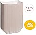Disposable Paper Food Tray 3 Lb. | 250 Nacho Trays - Hot Dog Tray Holder - Food Boats | cardboard Paper basket Boats - Food Trays For Parties | Food Truck, Concession Stand, Outdoor Party Supplies