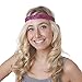 Hipsy Adjustable NO SLIP Wide Bling Glitter Headbands for Women Girls & Teens Black Duo Pack