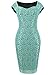 Oxiuly Women's Lace Mesh Stretch Work Bodycon Party Cocktail Dress OX180