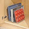 mDesign Kitchen Bakeware Organiser - Steel Baking Tray Rack and Cutting Board Holder - Ideal Kitchen Storage Solution…