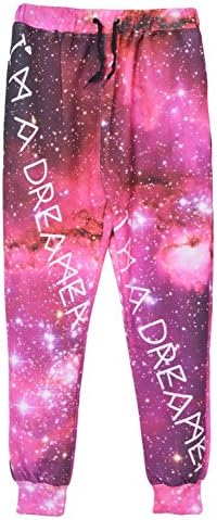 Westkun Men's Galaxy Gym Sport Joggers Sweatpants/Shirts,Red,X-Small