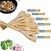 Utensil Set Bamboo Cooking Spoons Set of 6 Bamboo Kitchen Tools
