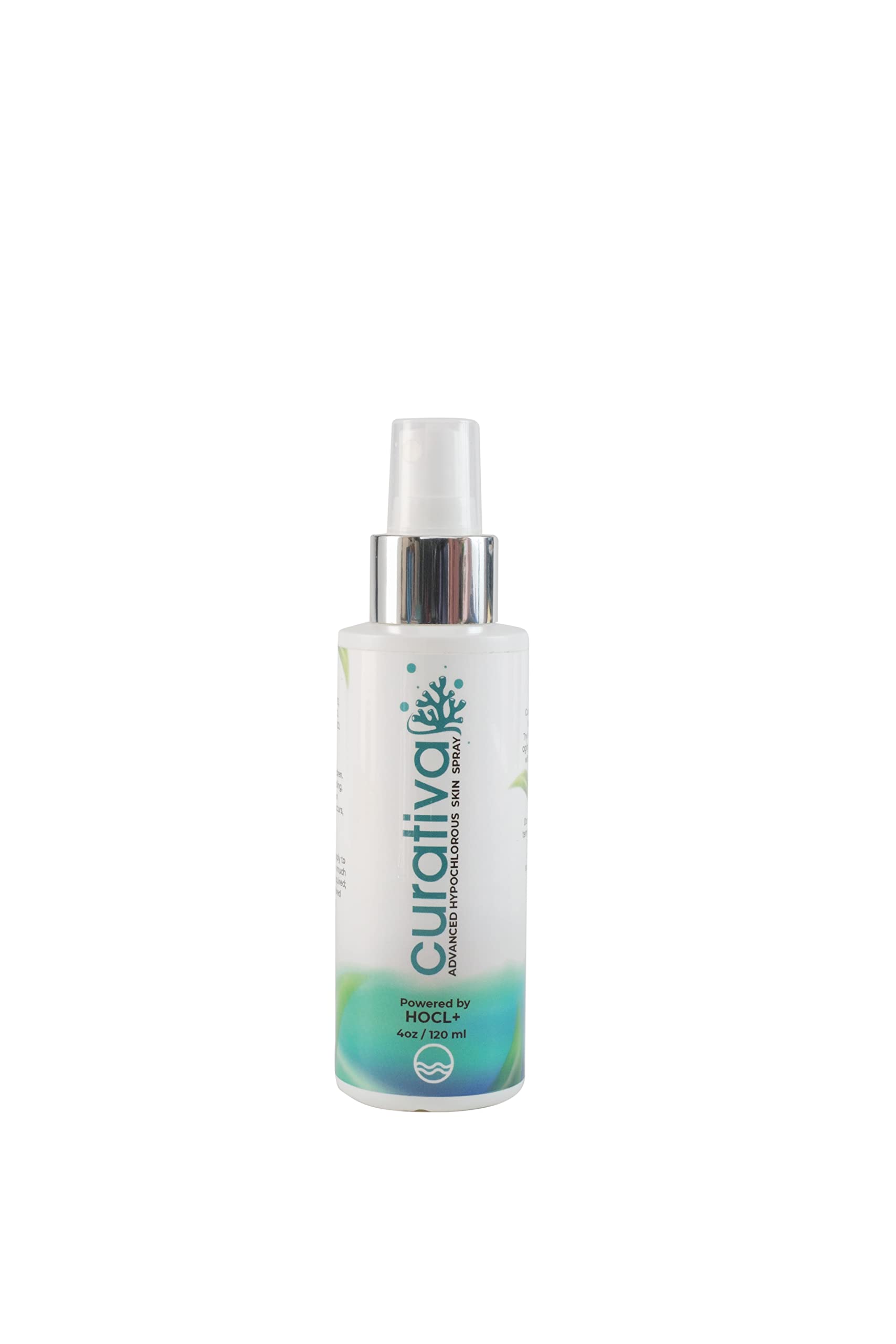​Curativa Bay 0.02% Hypochlorous Skin Spray – 4 oz – Organic, Vegan, Hypoallergenic Ingredients – Made in USA