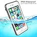 Vapesoon iPhone SE 2020 Waterproof Case, iPhone 7/8 Waterproof case, Waterproof Shockproof Snowproof Clear Case for iPhone SE 2020/7/8-Gray+White/Transparent