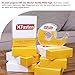 XFasten Clear Double Sided Tape with Dispenser, 3/4-Inch x 500-Inch (8 Pack) - Yellowing Resistant Double Sides Sticky Adhesive Tape with Dispenser