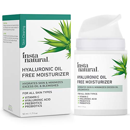 Hyaluronic Acid Oil Free Face Cream Daily Breakout & Oily Skin Facial