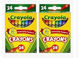 Crayola 24 Count Box of Crayons Non-Toxic Color