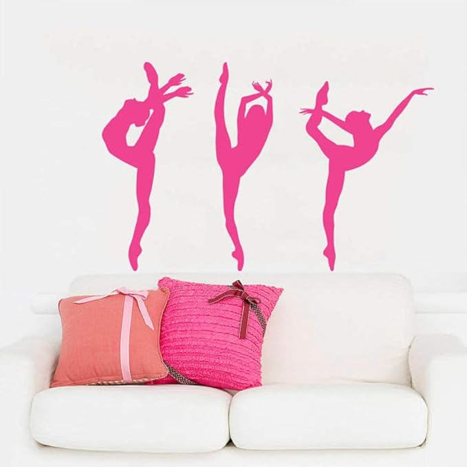 Vinilo Mural Calcomanías Decoración Del Hogar Mural Bailarina