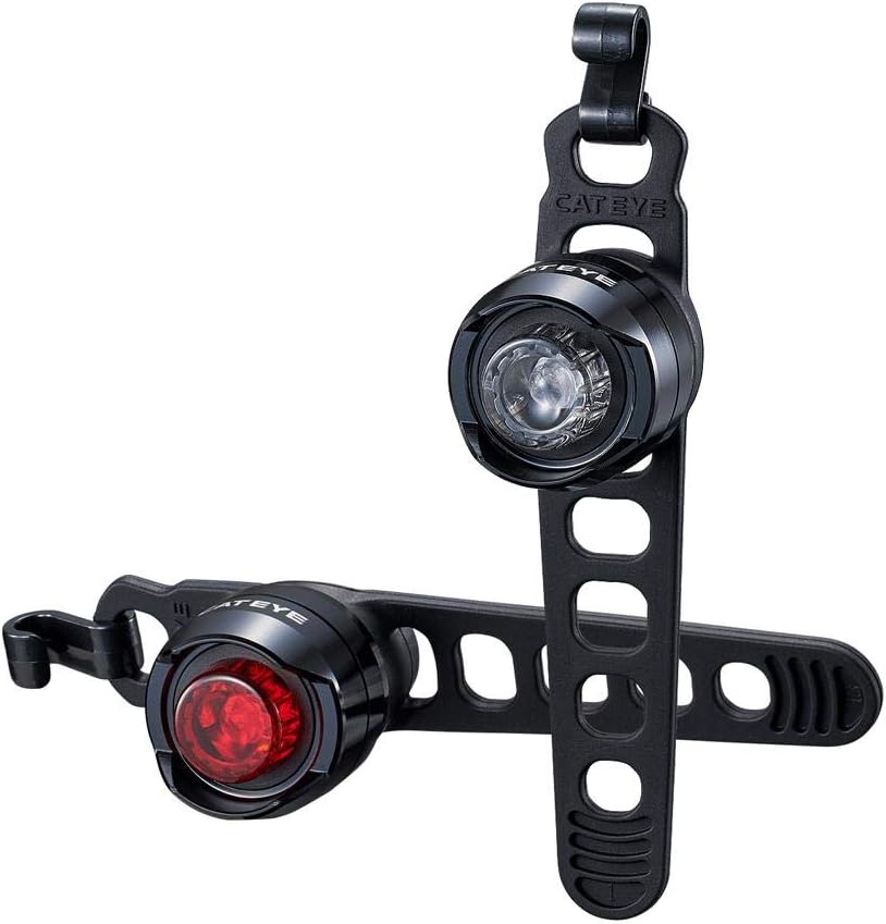 CatEye Orb Bike Lights Set 50 Lumen Front and 30 Lumen Rear Lights