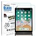 [ 2 Pack ] DONWELL iPad 9.7 2018 Screen Protector Bubble Free Anti Scratch Tempered Glass Protective Cover for Apple iPad 5 5th /6 6th Generation/iPad Pro 9.7 Model A1823 A1822 9.7 inch
