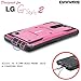 COVRWARE Aegis Series case for LG Stylo 2 (2016) / Stylo 2 Plus/Stylo 2 V with Built-in Screen Protector Heavy Duty Full-Body Rugged Holster Armor Cover Belt Swivel Clip Kickstand, Pink