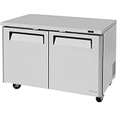 48" Undercounter Freezer Stainless Steel 12 Cu.Ft