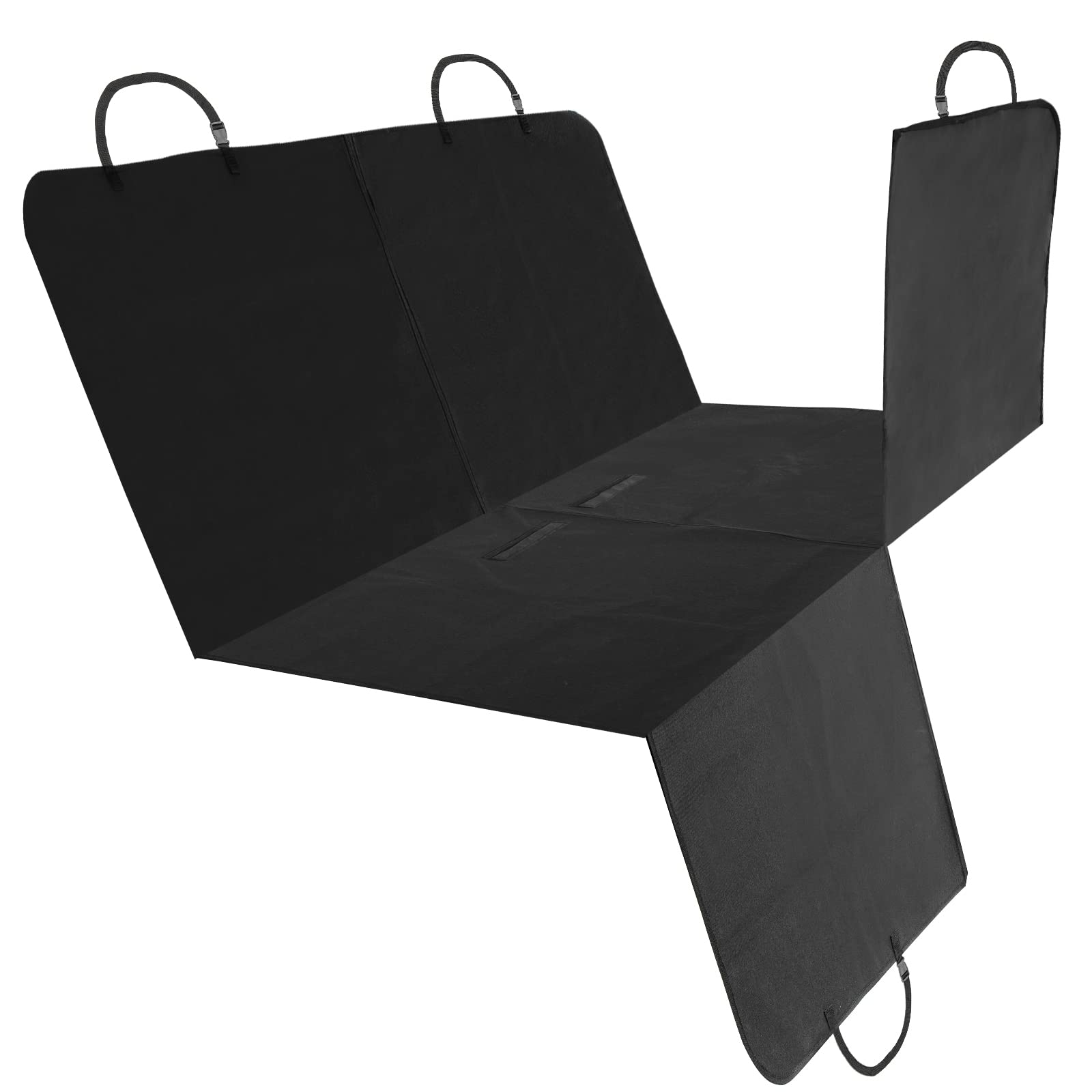 Nobleza - Dog seat cover, car protection, water resistant, thick and durable. 147 x 145 cm. For car, SUV, truck, transport and travel. Black