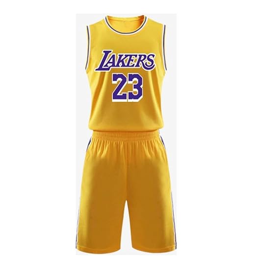 James Jersey # 23 Lakers NBA Baloncesto Sin Mangas Clásico Bordado ...