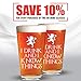I Drink And I Know Things - Engraved Beer Glass - Game Of Thrones Inspired - 16oz Clear Pint Glass - Funny Gifts for Men and Women by Sandblast Creations