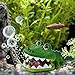 PULACO Aquarium Air Pump Accessories Crocodile Air Stone, Air Regulating Valve, Airline Tubing, Aquarium Decorations, Fish Tank Decorthumb 1